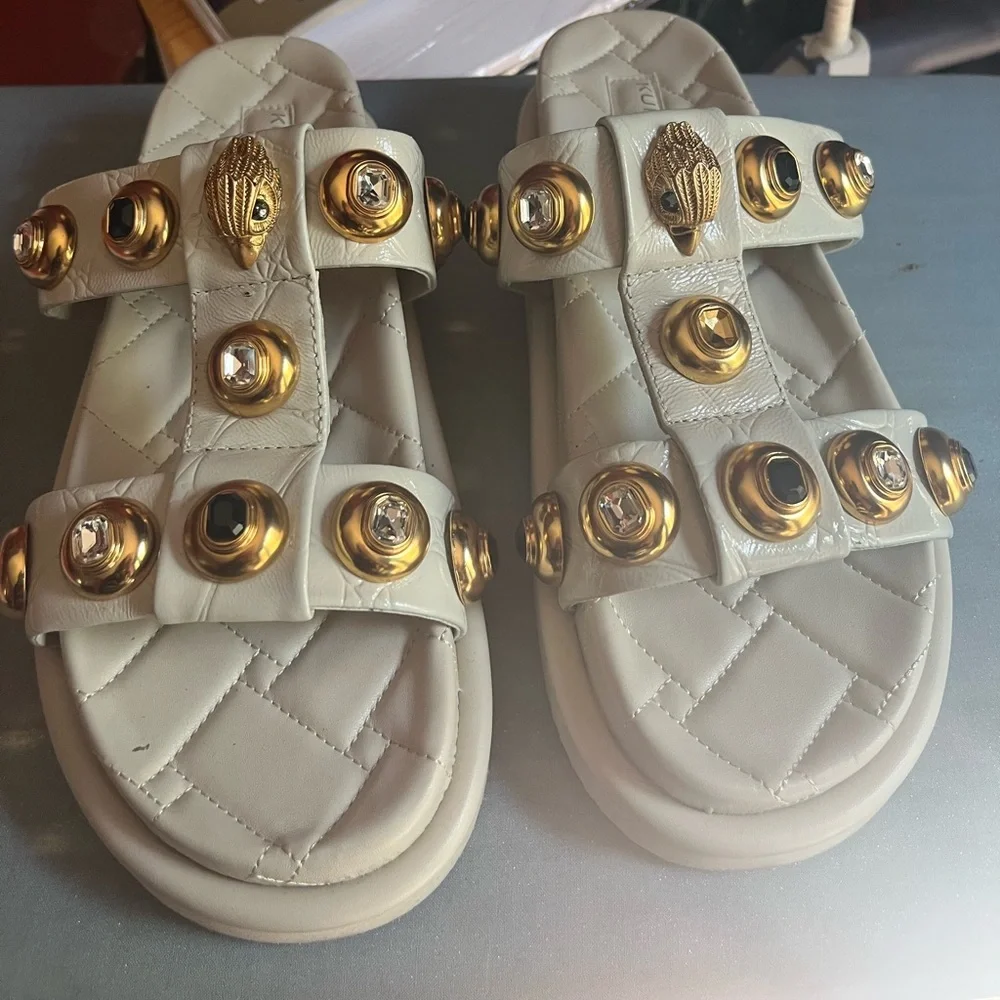 Kurt Geiger white quilted